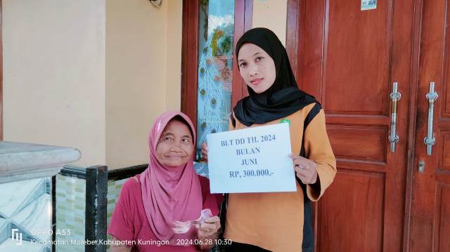PENYALURAN BLT DD BULAN JUNI TAHUN 2024