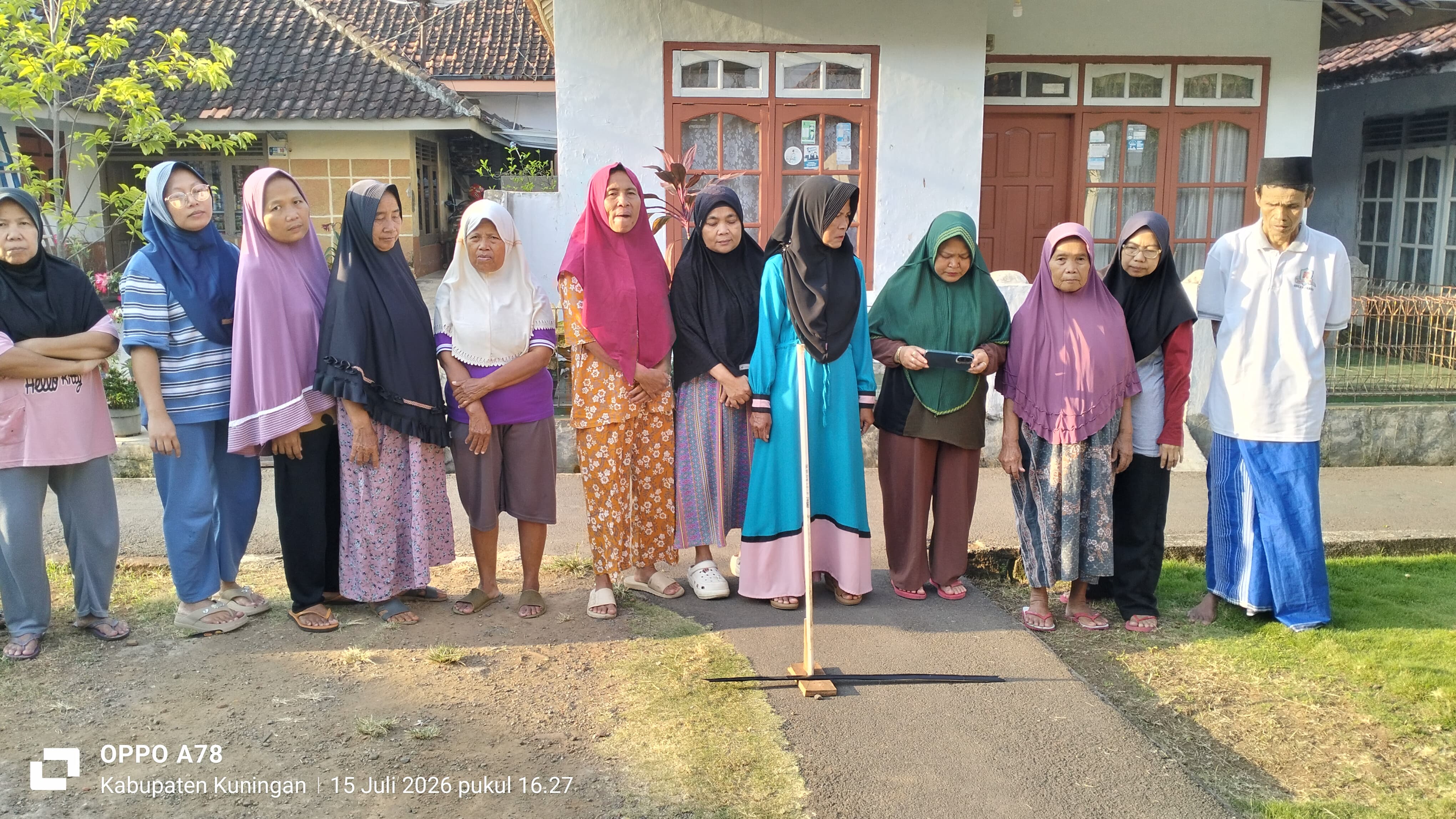 Kegiatan Roshdul Kiblat di Desa Dukuhtengah