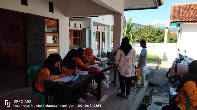 Antusias Warga Desa Dukuhtengah Saat Mengikuti Posyandu Balita Setiap Bulannya